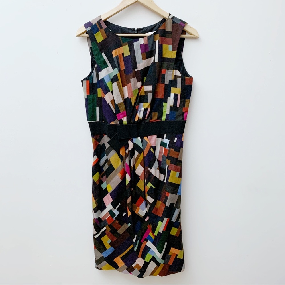 Paule Ka Abstract Geometric Print Dress - image 2